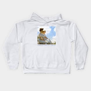 On the Heights (1909) by Charles Courtney Curran Kids Hoodie